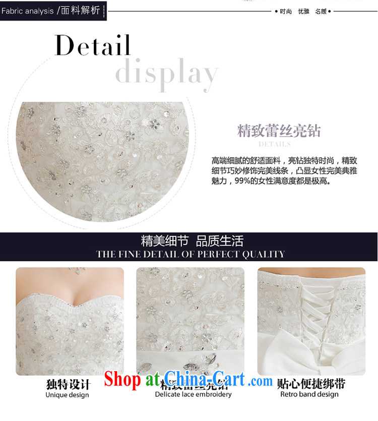 There is embroidery bridal spring and summer new 2015 modern Korean parquet drill wiped chest high waist larger graphics thin with pregnant women bridal wedding white XXXL pictures, price, brand platters! Elections are good character, the national distribution, so why buy now enjoy more preferential! Health