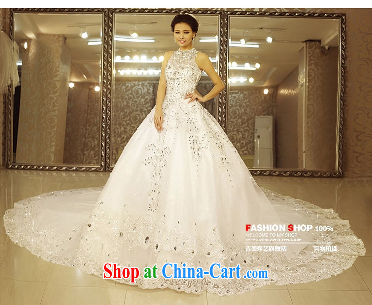 Jimmy married arts wedding dresses 2015 new Korean version is also crystal diamond shaggy dress tail 7683 bridal wedding 2M tail XXXL pictures, price, brand platters! Elections are good character, the national distribution, so why buy now enjoy more preferential! Health