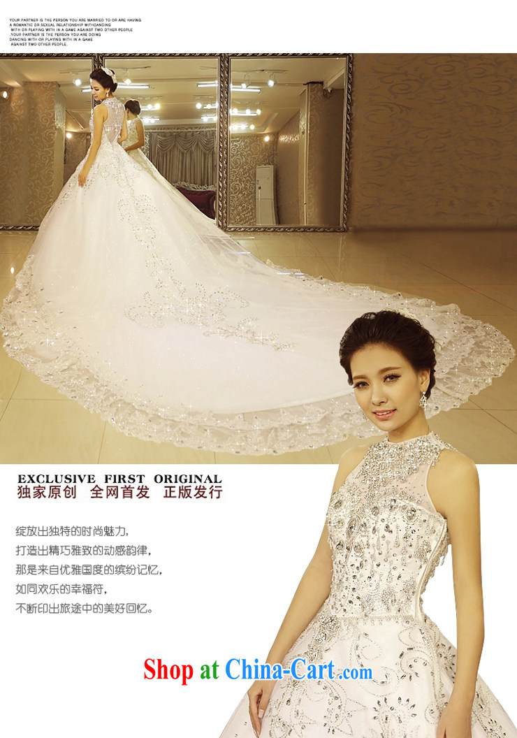 Jimmy married arts wedding dresses 2015 new Korean version is also crystal diamond shaggy dress tail 7683 bridal wedding 2M tail XXXL pictures, price, brand platters! Elections are good character, the national distribution, so why buy now enjoy more preferential! Health