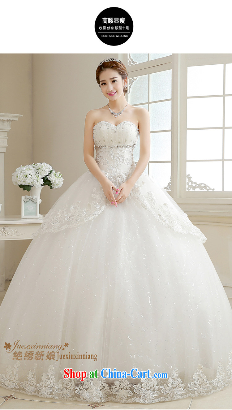 There is embroidery bridal fall and winter new 2015 modern Korean parquet drill erase chest high waist larger graphics thin with pregnant women bridal wedding dresses white tailored final pictures, price, brand platters! Elections are good character, the national distribution, so why buy now enjoy more preferential! Health