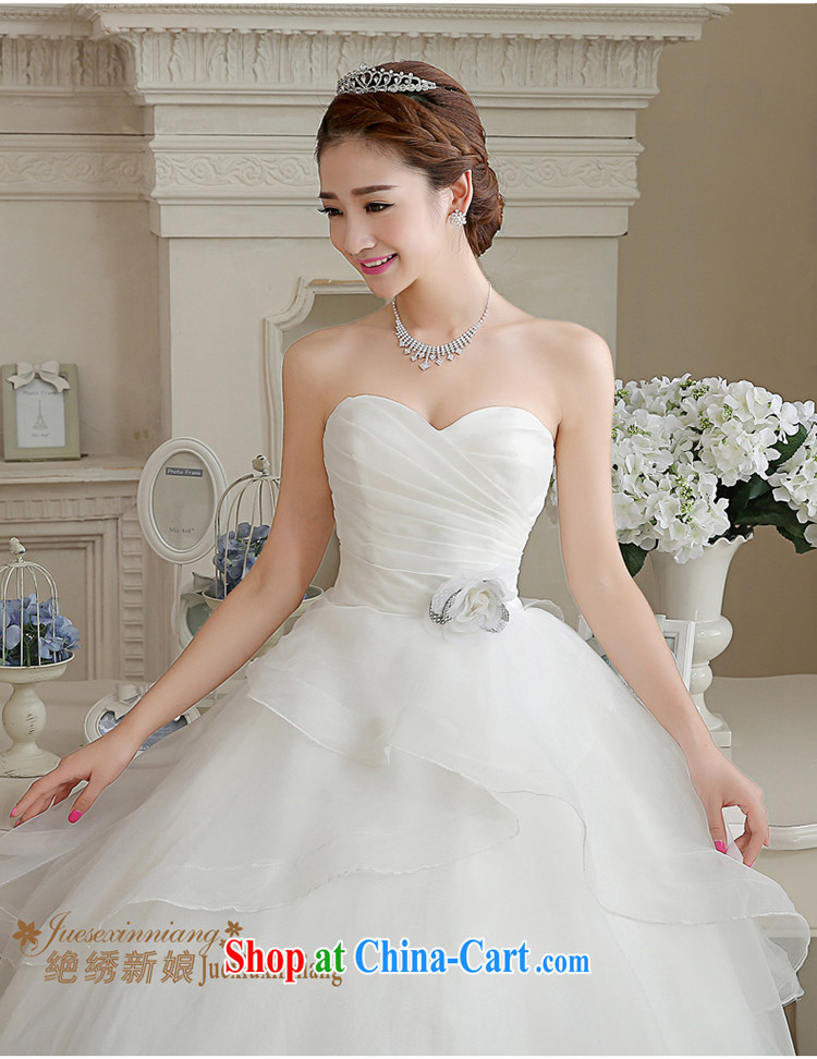 There is embroidery bridal 2015 new Korean fashion wiped his chest in the Code graphics thin strap inserts drill marriages wedding dresses white tailored final pictures, price, brand platters! Elections are good character, the national distribution, so why buy now enjoy more preferential! Health