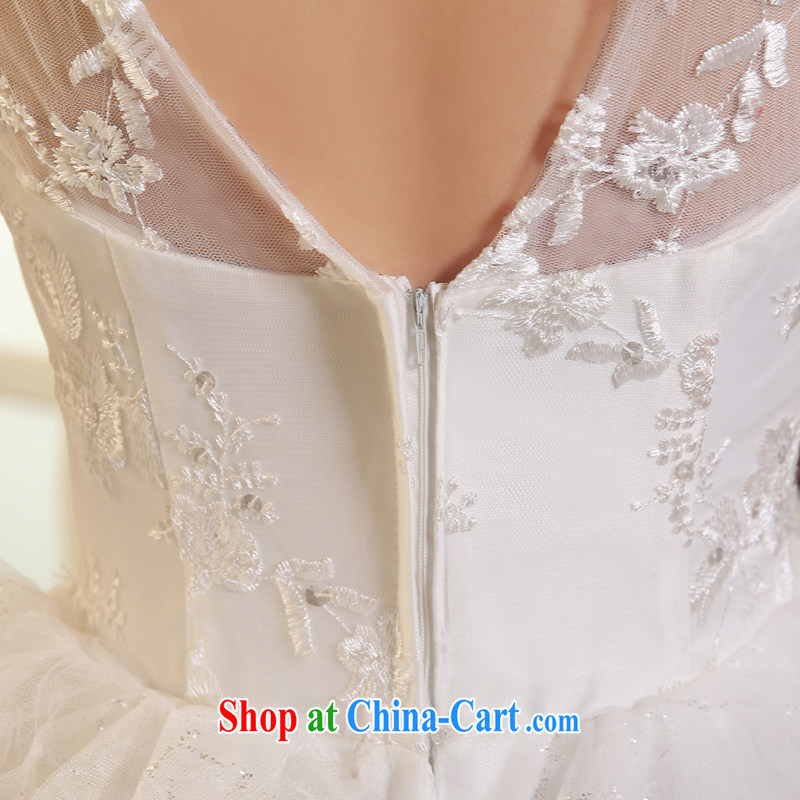 The Vanessa marriages wedding dresses summer 2015 new white long with Princess skirt the Field double-shoulder wedding winter, wedding lace wedding A field skirt white XXL (high decals and stylish package shoulders, Vanessa (Pnessa), online shopping