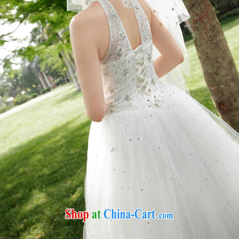 The bride's wedding dresses new 2015 Korean Princess sweet-also with shaggy spring wedding 867 L, the bride, shopping on the Internet