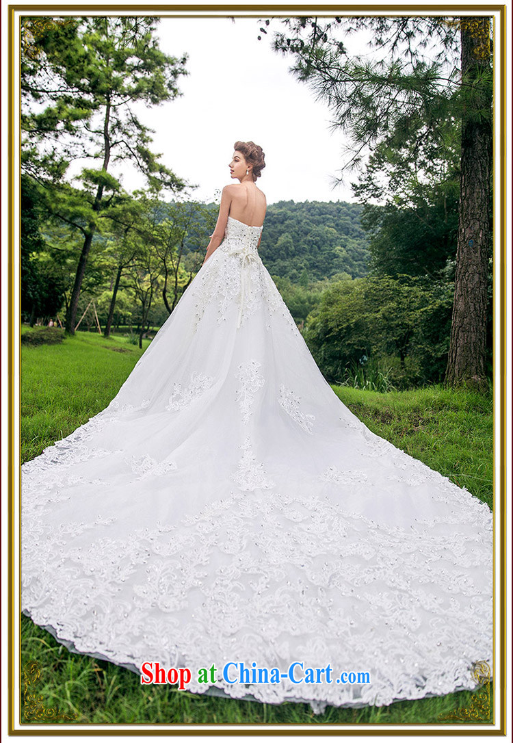 The bride's wedding dresses new 2015 Deluxe Big-tail wedding luxury palace drill 891 L pictures, price, brand platters! Elections are good character, the national distribution, so why buy now enjoy more preferential! Health