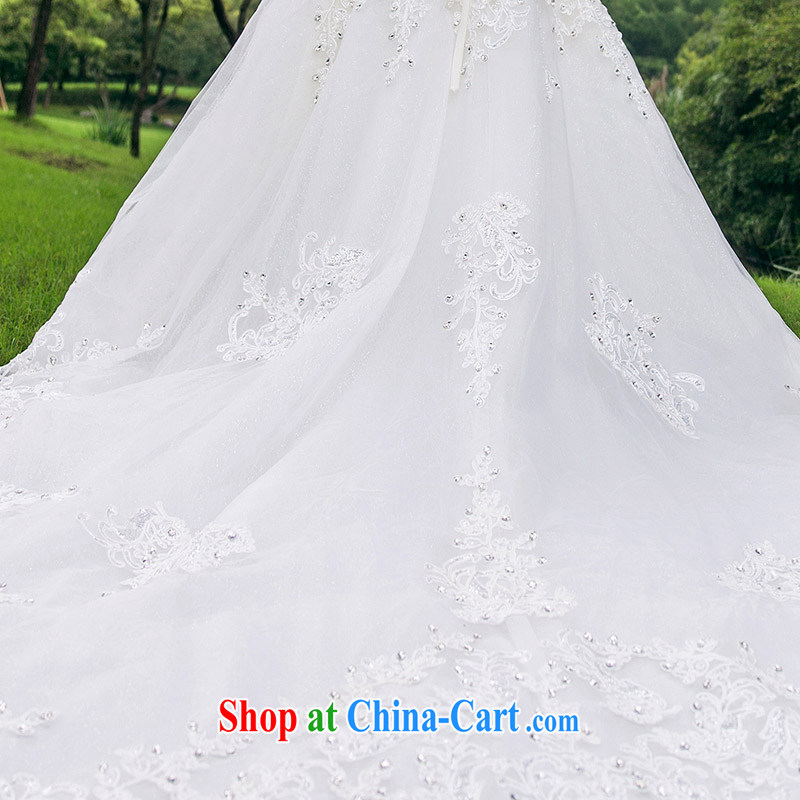 The bride's wedding dresses new 2015 Deluxe Big-tail wedding luxury palace drill 891 L, the bride, shopping on the Internet