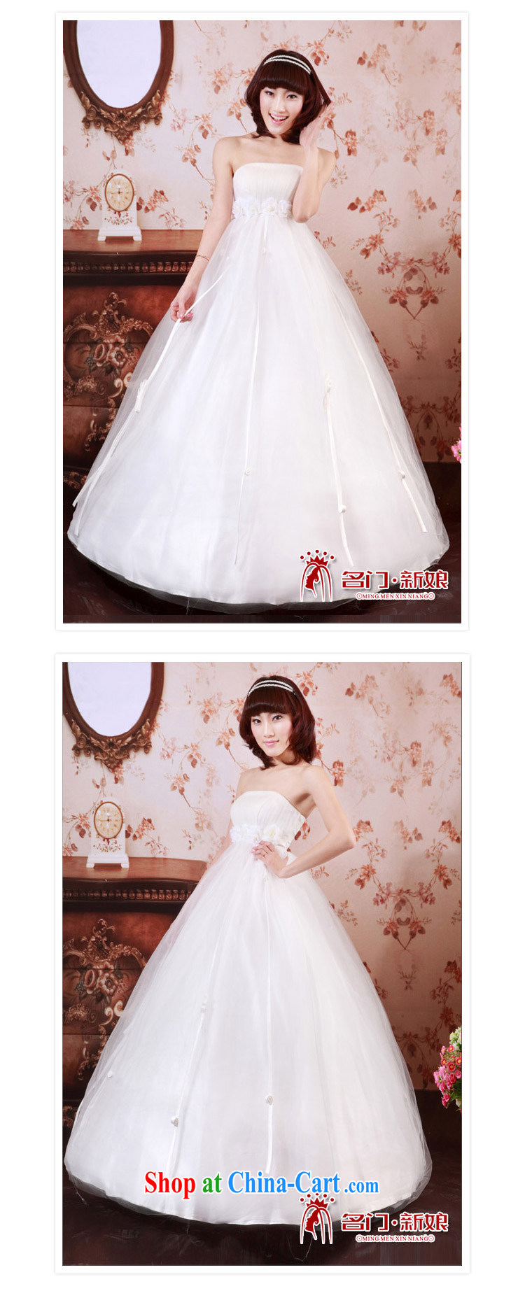 The pregnant women wedding dresses 2015 new Korean sweet Mary Magdalene Princess chest high waist graphics thin wedding 733 XL pictures, price, brand platters! Elections are good character, the national distribution, so why buy now enjoy more preferential! Health