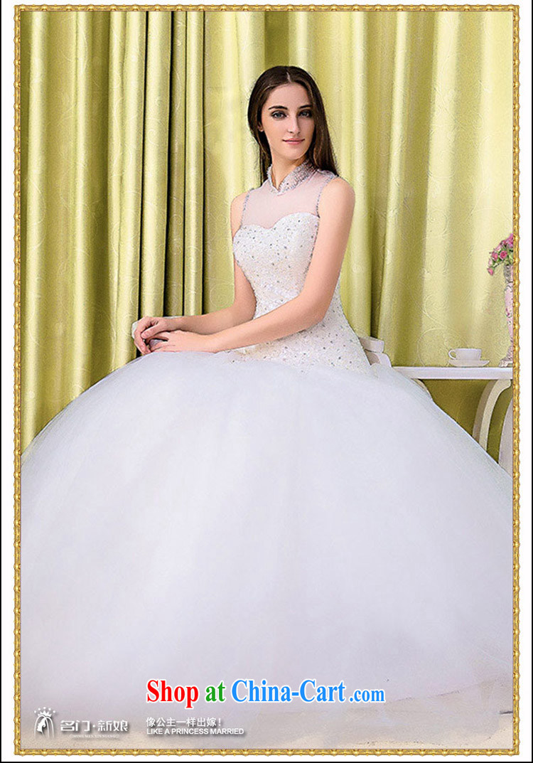 The bride's wedding dresses new 2015 Stylish retro wedding Peter Pan collar hand drill 597 L pictures, price, brand platters! Elections are good character, the national distribution, so why buy now enjoy more preferential! Health