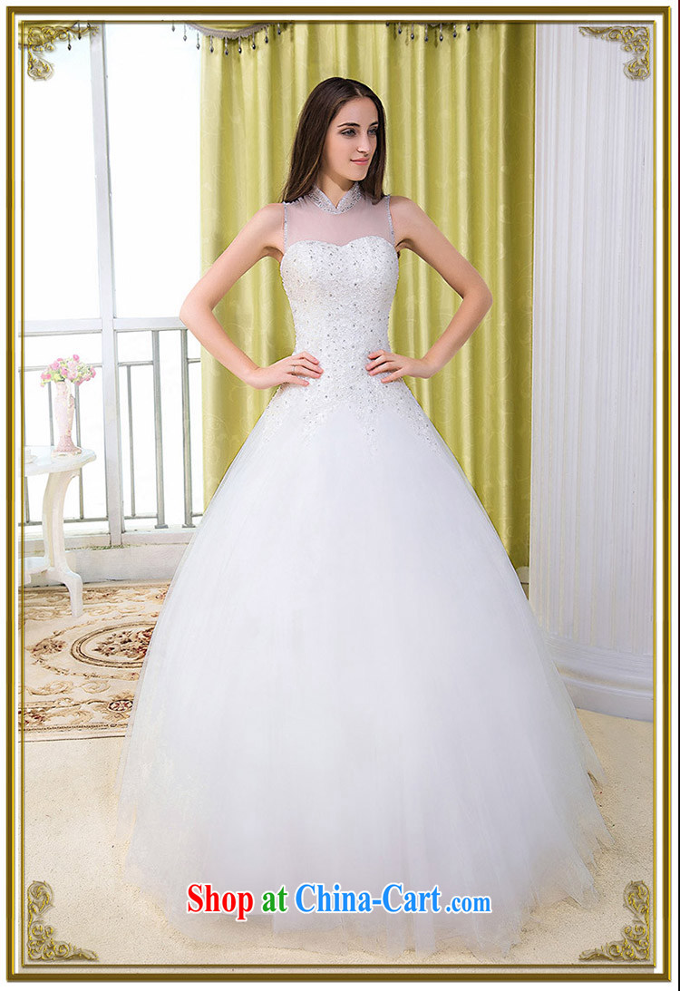 The bride's wedding dresses new 2015 Stylish retro wedding Peter Pan collar hand drill 597 L pictures, price, brand platters! Elections are good character, the national distribution, so why buy now enjoy more preferential! Health