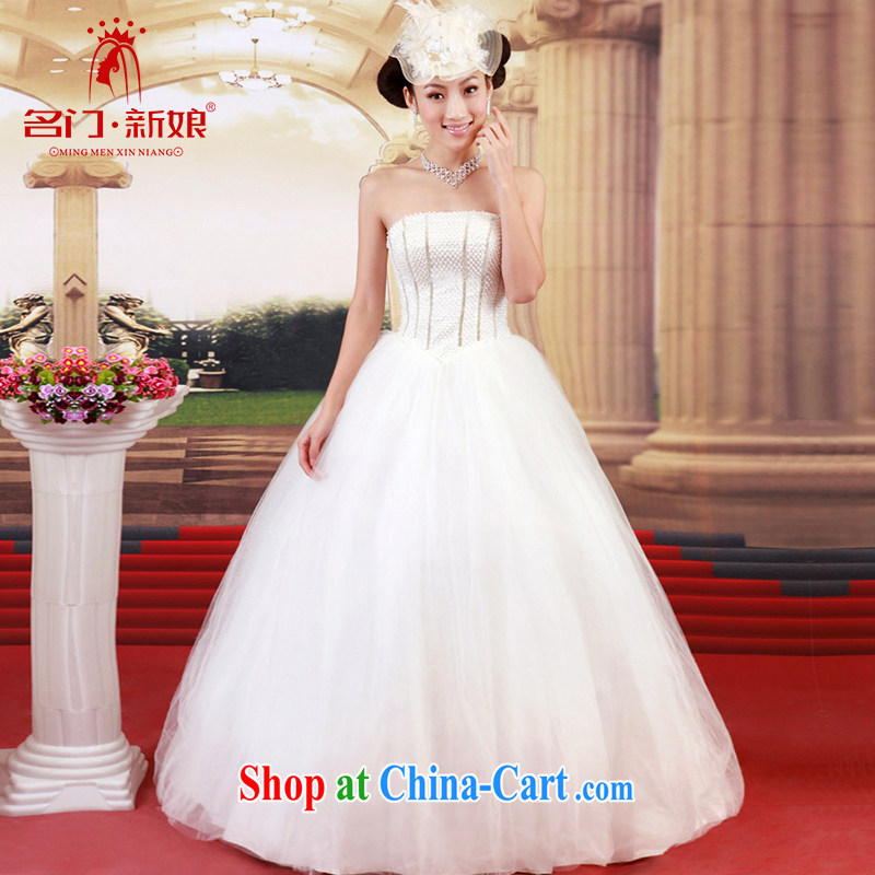 The bride's wedding dresses Korean wiped chest Princess 2015 new sweet elegance with wedding 711 M