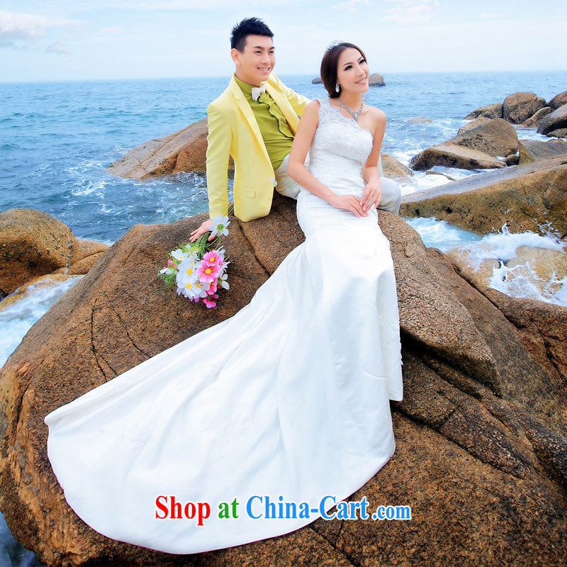The bride's wedding dresses at Merlion, wedding fall wedding dresses long dresses, wedding wedding 838 L, the bride, shopping on the Internet