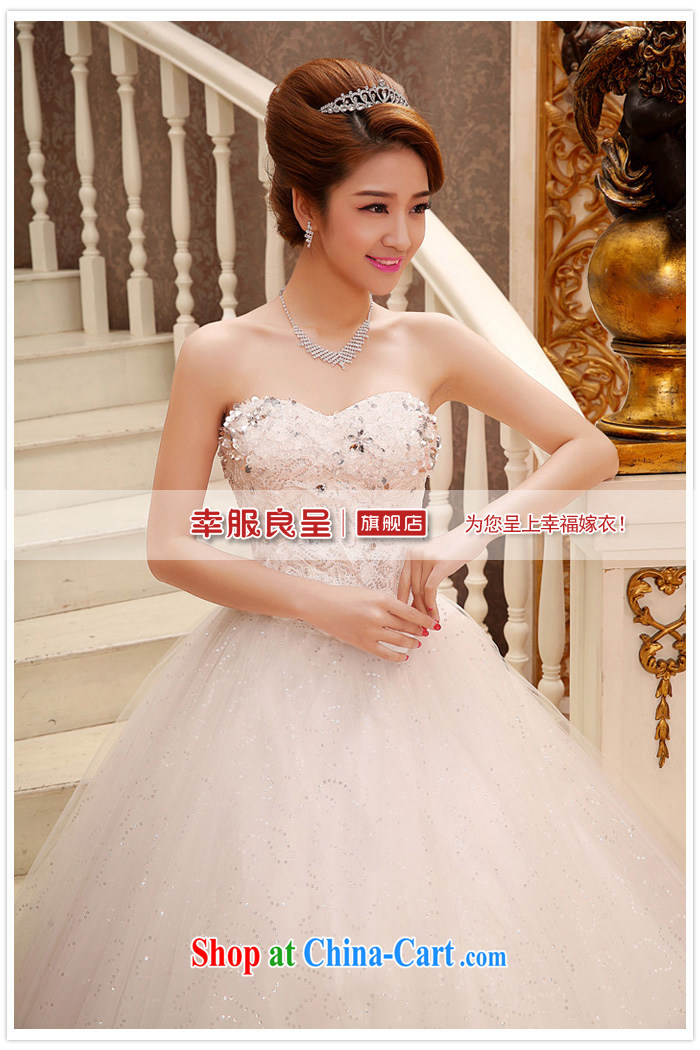 A good service is 2015 new Princess Korean fashion bridal wedding dress wiped his chest and shaggy dress wedding white XXL pictures, price, brand platters! Elections are good character, the national distribution, so why buy now enjoy more preferential! Health