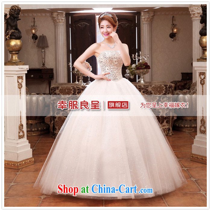 A good service is 2015 new bride wedding dress Korean Princess wiped his chest and stylish tie wedding dress white XXL pictures, price, brand platters! Elections are good character, the national distribution, so why buy now enjoy more preferential! Health