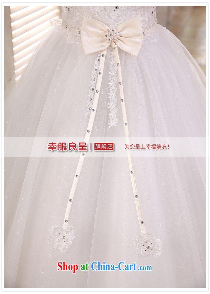 A good service is 2015 new shoulders Korean bridal wedding dress a Field shoulder courage empty lace stylish wedding dress white XXL pictures, price, brand platters! Elections are good character, the national distribution, so why buy now enjoy more preferential! Health
