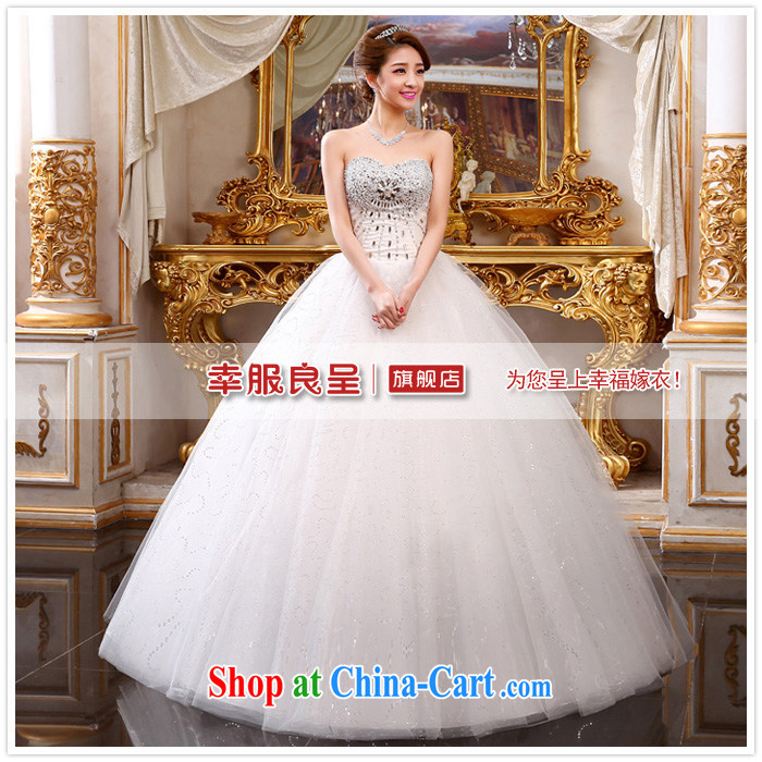 A good service is 2015 new bride Korean modern luxury erase chest Princess wedding dress tie wedding dress white XXL pictures, price, brand platters! Elections are good character, the national distribution, so why buy now enjoy more preferential! Health