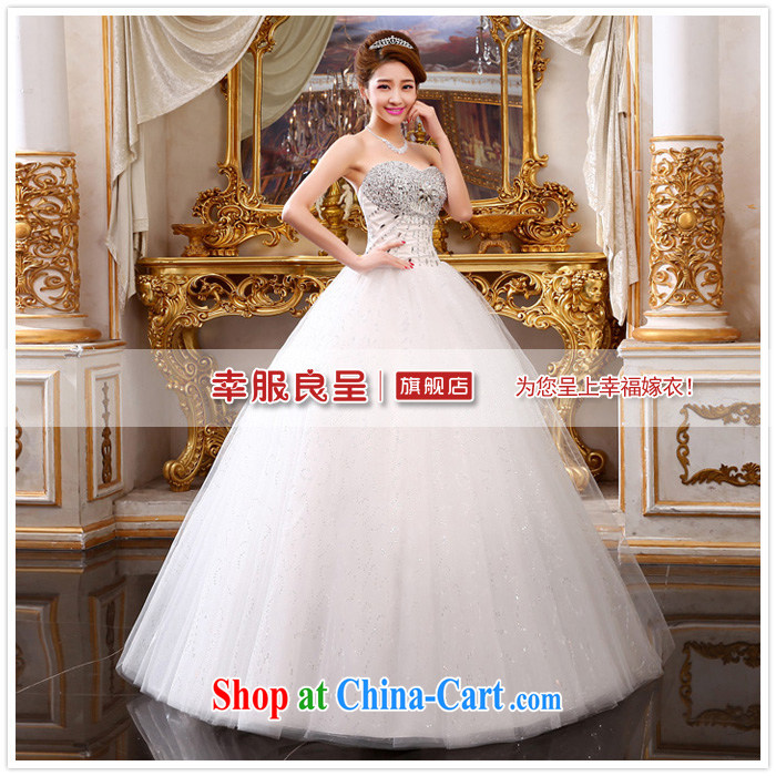 A good service is 2015 new bride Korean modern luxury erase chest Princess wedding dress tie wedding dress white XXL pictures, price, brand platters! Elections are good character, the national distribution, so why buy now enjoy more preferential! Health