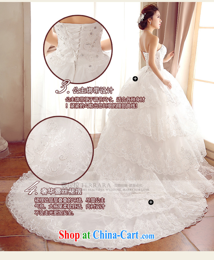 2015 new wedding sexy bare chest luxury large tail lace water drilling bridal wedding XL (2 feet 2) pictures, price, brand platters! Elections are good character, the national distribution, so why buy now enjoy more preferential! Health