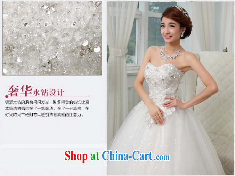 Yong-yan and bride's wedding dresses new 2015 winter married Mary Magdalene chest fashion with the Code thick mm video thin hunsha drill white. size is not final pictures, price, brand platters! Elections are good character, the national distribution, so why buy now enjoy more preferential! Health