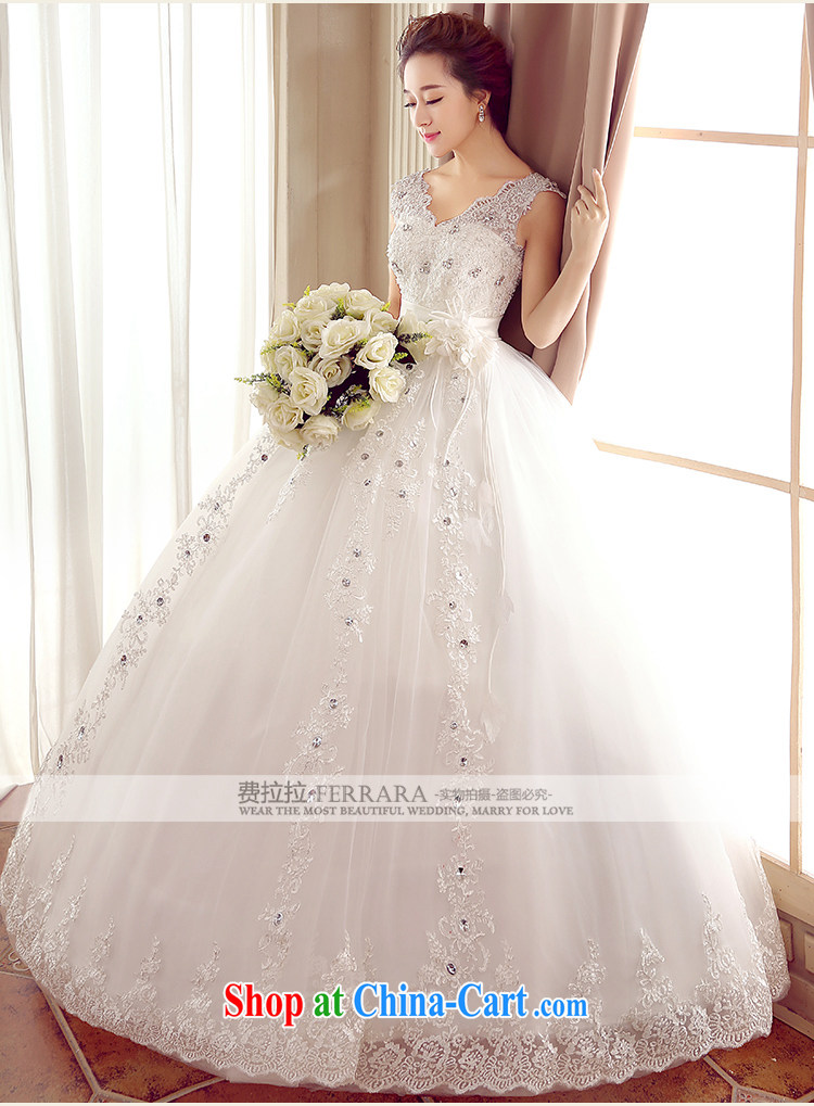 2015 new wedding Korean-style, high-waist and elegant lace water drilling shoulders wedding XL (2 feet 2) pictures, price, brand platters! Elections are good character, the national distribution, so why buy now enjoy more preferential! Health