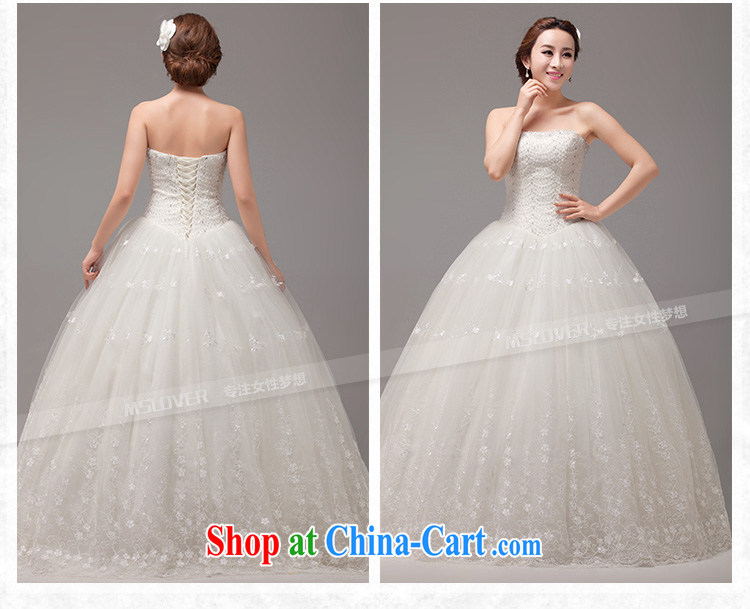 MSLover Korean version with straps bridal wedding Princess the waist graphics thin wedding manually staple Pearl sweet Mary Magdalene chest lace wedding HS 131,005 white tailored pictures, price, brand platters! Elections are good character, the national distribution, so why buy now enjoy more preferential! Health