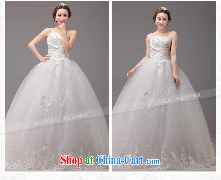 MSLover Korean shellfish Princess bridal beauty graphics thin wiped his chest to tie bridal wedding HS 131,012 white tailored pictures, price, brand platters! Elections are good character, the national distribution, so why buy now enjoy more preferential! Health