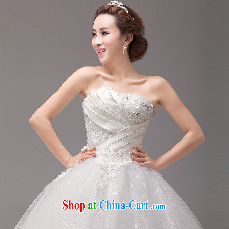 MSLover Korean shellfish Princess bridal beauty graphics thin wiped his chest to tie bridal wedding HS 131,012 m White tailored products Windsor (MSLOVER), and, on-line shopping