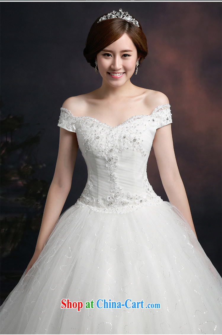 New 2015 winter bridal wedding dresses and stylish Korean version field shoulder bag shoulder bridal with strap beauty graphics thin wedding dresses white L pictures, price, brand platters! Elections are good character, the national distribution, so why buy now enjoy more preferential! Health