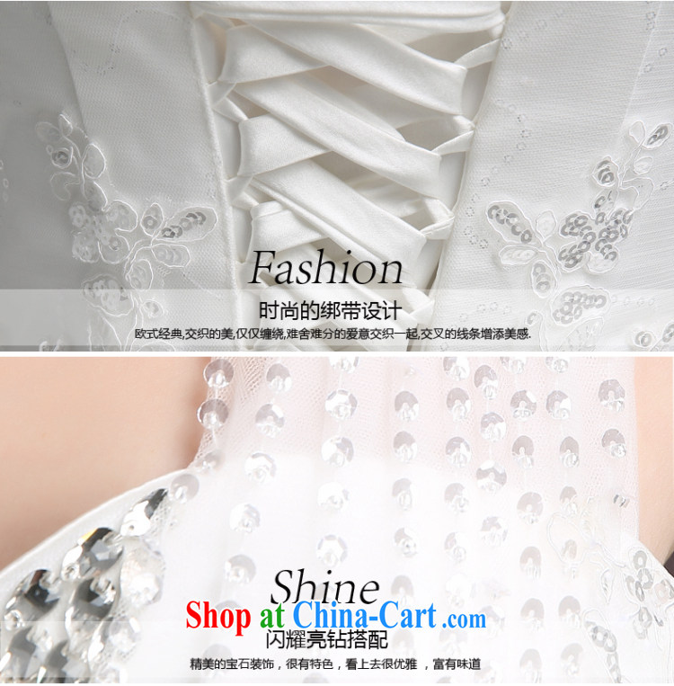 Ting Beverly 2015 new wedding shoulders Korean fashion marriages wedding dresses Deep V the waist straps with spring white XXL pictures, price, brand platters! Elections are good character, the national distribution, so why buy now enjoy more preferential! Health