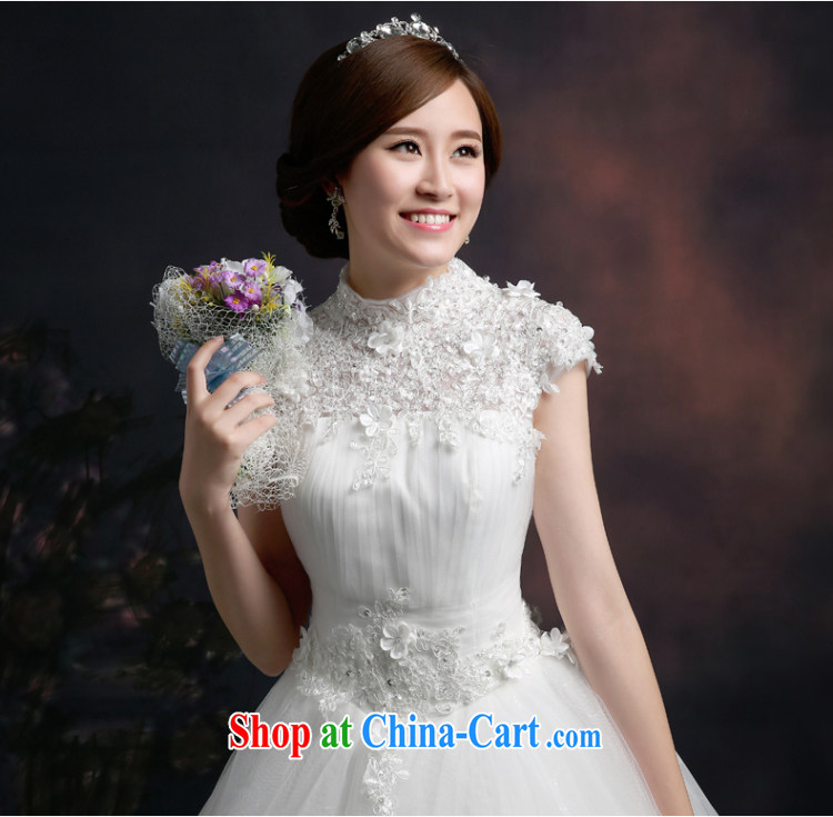 Ting Beverly wedding dresses 2015 New Field shoulder the collar wedding lace-up waist graphics thin alignment to the Princess code shaggy dress white XXL pictures, price, brand platters! Elections are good character, the national distribution, so why buy now enjoy more preferential! Health