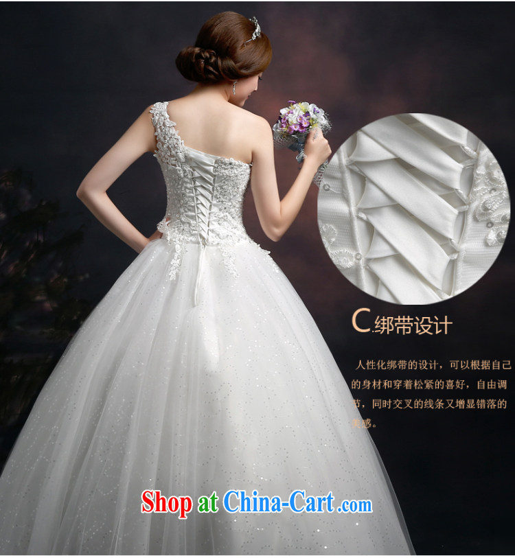 Ting Beverly wedding dresses 2015 new Korean fashion the shoulder wedding chest bare wood drill large, Princess shaggy dress graphics thin white XXL pictures, price, brand platters! Elections are good character, the national distribution, so why buy now enjoy more preferential! Health