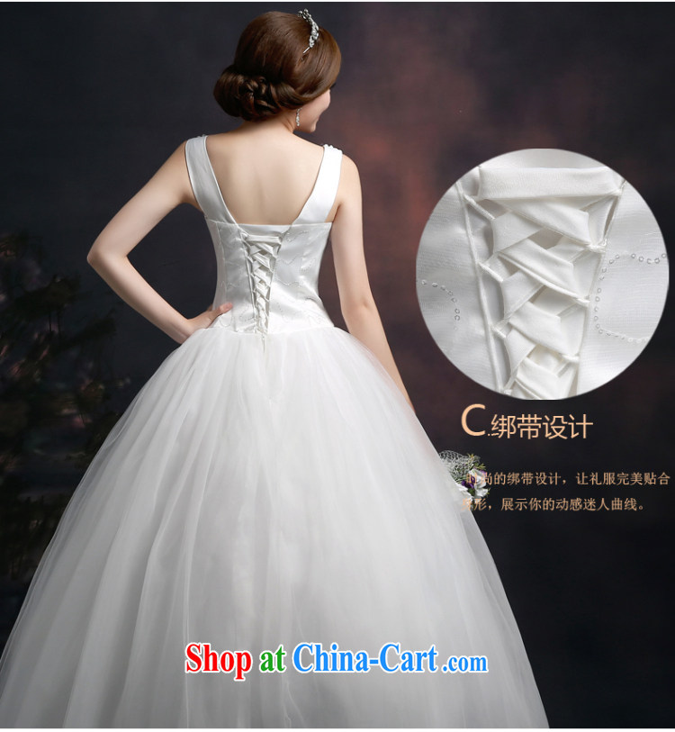 Ting Beverly wedding dresses 2015 new Korean style double-shoulder wedding dresses video thin beauty large white, with white XXL pictures, price, brand platters! Elections are good character, the national distribution, so why buy now enjoy more preferential! Health