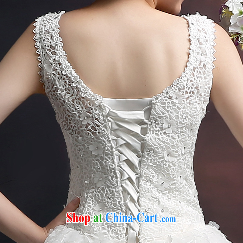 Ting Beverly wedding dresses 2015 new stylish marriages shoulders Wedding Video thin beauty lace Korean white with white XXL Ting, Beverly (tingbeier), online shopping