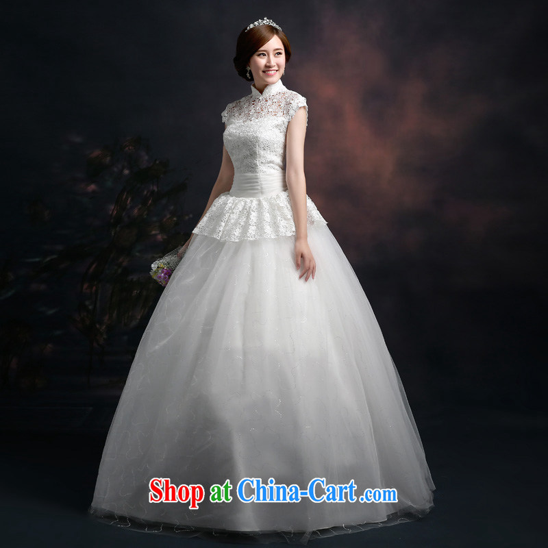 Ting Beverly 2015 new wedding dresses tied with Korean-style, for wedding lace, with a large number with Princess shaggy skirts white XXL Ting, Beverly (tingbeier), shopping on the Internet