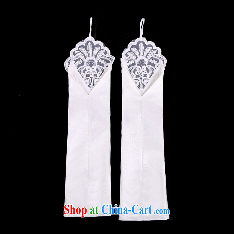 Hi Ka-hi 2014 new bridal gloves white lace long Satin leakage refers to wedding gloves NS 11 ivory, code, Hi Ka-hi, shopping on the Internet