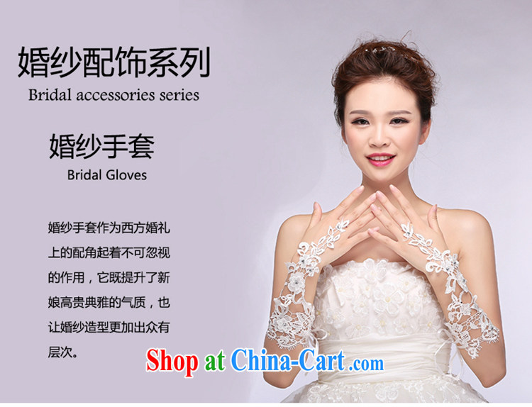 Hi Ka-hi 2014 new white lace-up, bridal gloves wood drill with flowers wedding missed the gloves NS 15 ivory are code pictures, price, brand platters! Elections are good character, the national distribution, so why buy now enjoy more preferential! Health