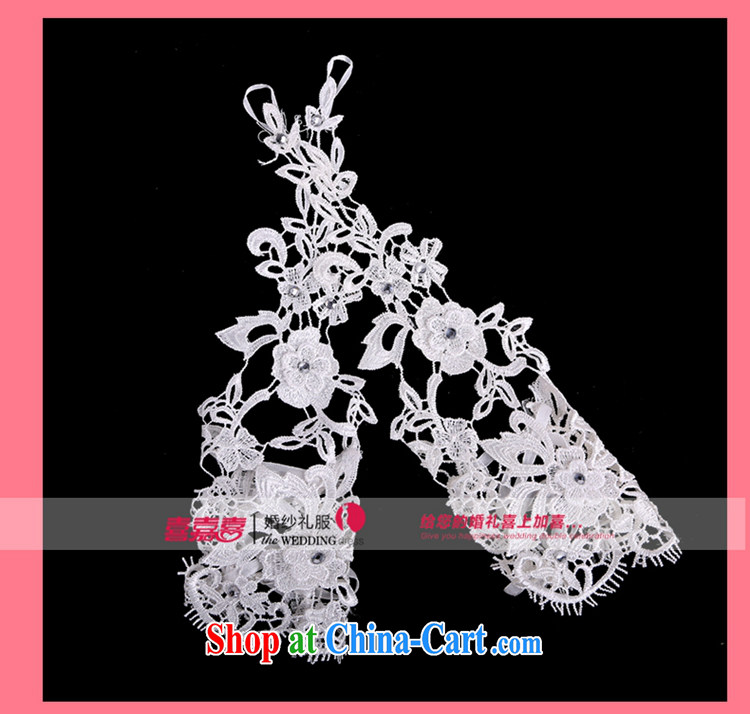 Hi Ka-hi 2014 new white lace-up, bridal gloves wood drill with flowers wedding missed the gloves NS 15 ivory are code pictures, price, brand platters! Elections are good character, the national distribution, so why buy now enjoy more preferential! Health