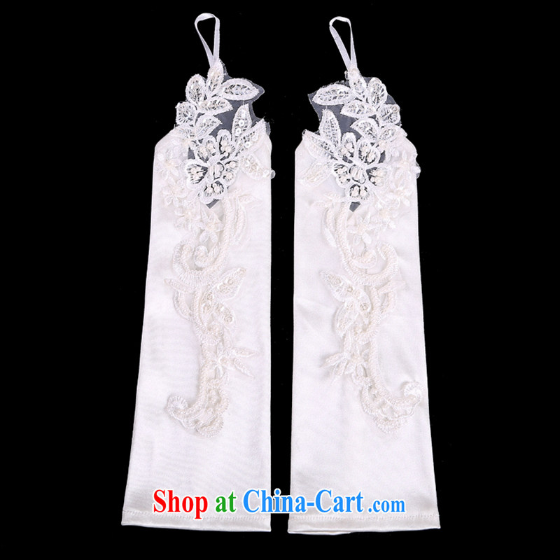 Hi Ka-hi 2014 new bridal gloves white lace long Satin leakage refers to wedding gloves NS 17 ivory, code, Hi Ka-hi, shopping on the Internet