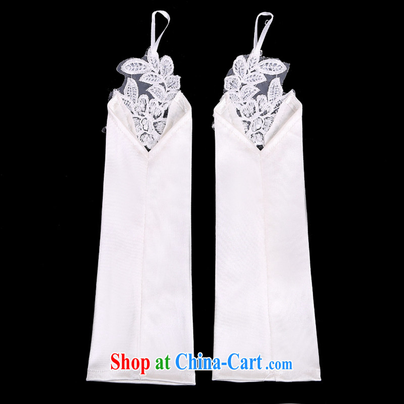 Hi Ka-hi 2014 new bridal gloves white lace long Satin leakage refers to wedding gloves NS 17 ivory, code, Hi Ka-hi, shopping on the Internet