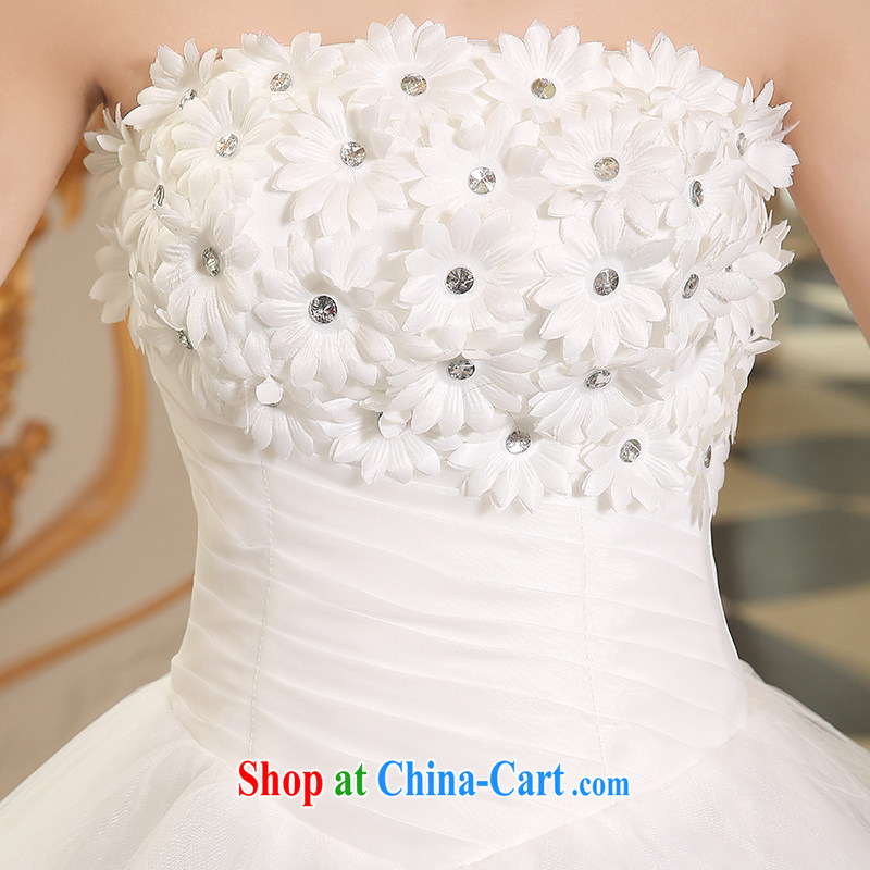 Sophie Abby wedding dresses 2015 style with white flowers wedding wiped his chest, wedding summer marriages wedding beauty graphics thin wedding dresses white XXL, Abby (SOFIE ABBY), online shopping
