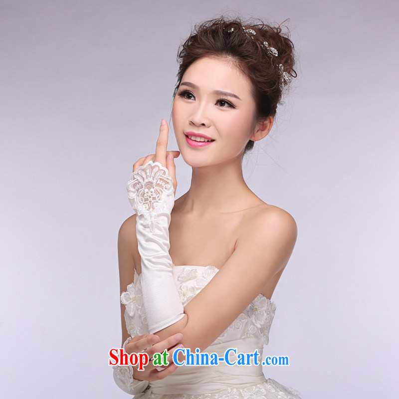 Hi Ka-hi 2014 new bridal gloves white lace long Satin leakage refers to wedding gloves NS 20 ivory, code, Hi Ka-hi, shopping on the Internet