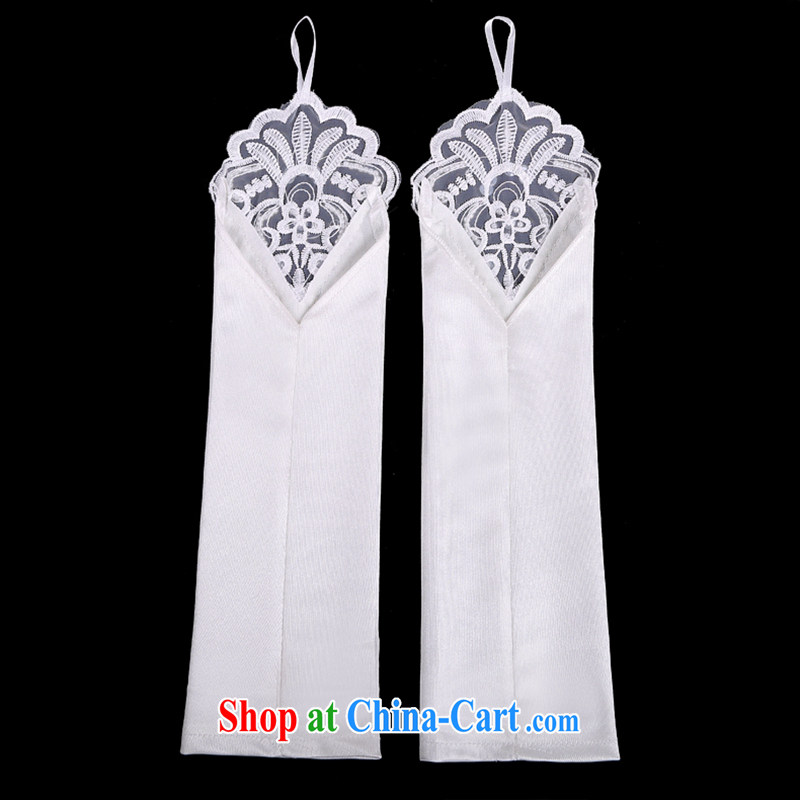 Hi Ka-hi 2014 new bridal gloves white lace long Satin leakage refers to wedding gloves NS 20 ivory, code, Hi Ka-hi, shopping on the Internet