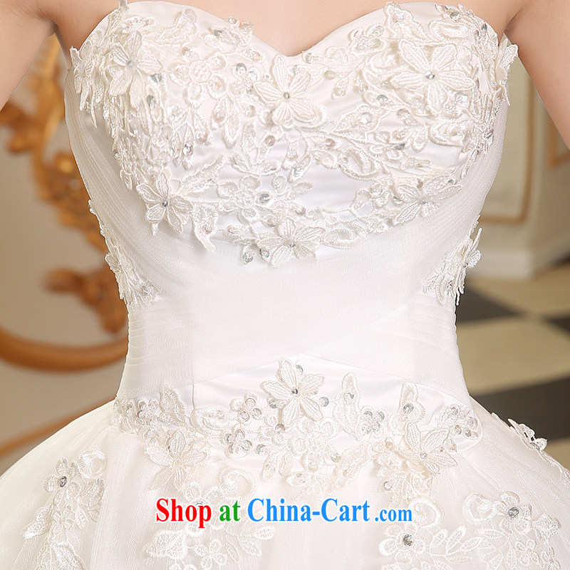 Sophie HIV than marriages wedding dresses 2015 heart-shaped bare chest strap wedding summer fashion beauty graphics thin wedding, white lace wedding white XXL, Sophie than AIDS (SOFIE ABBY), online shopping
