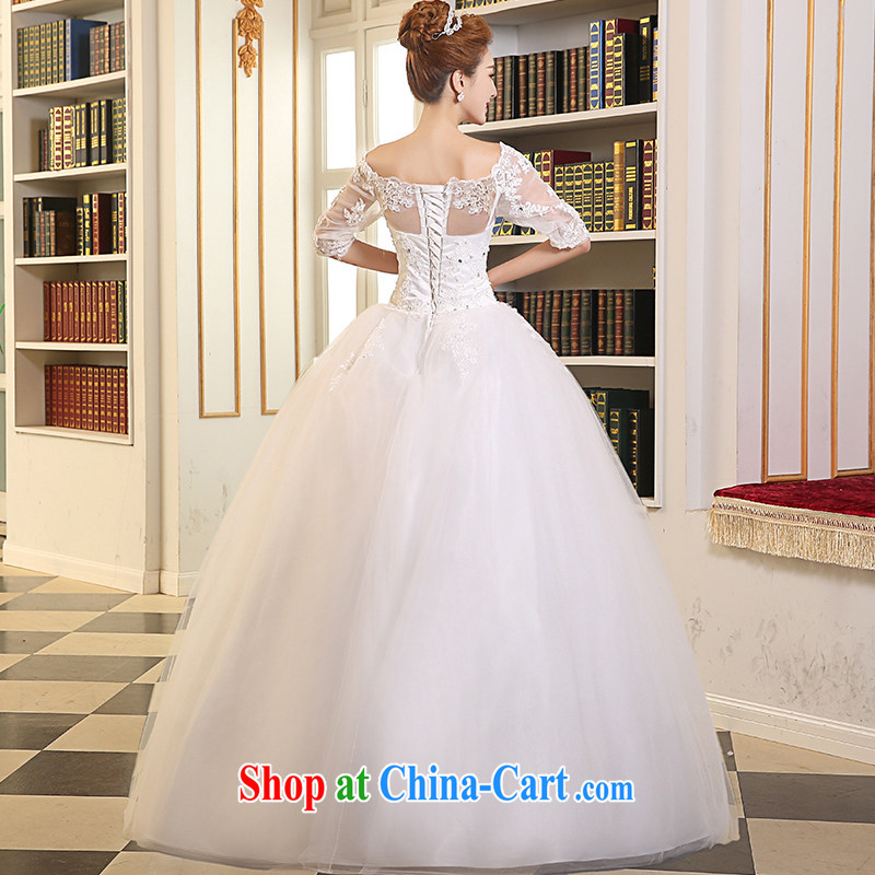 Donald Rumsfeld, the more than 2015 new stylish summer, marriages wedding heart-shaped smears chest wedding tie lace waist in an elegant white with wedding dress white XXL, Abby (SOFIE ABBY), online shopping