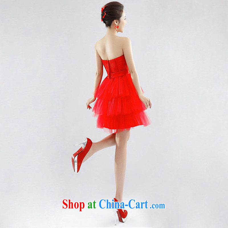 Light (at the end QM) Water-soluble lace small wedding dresses bridesmaid dresses bridal wedding wedding CTX LF 1002 red XXL, shallow end, shopping on the Internet