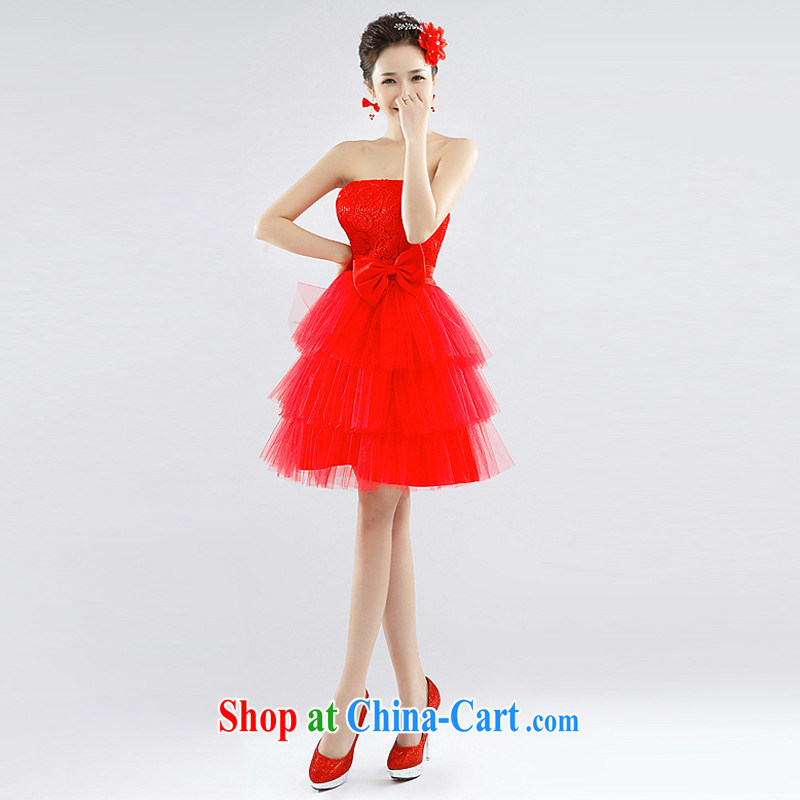 Light (at the end QM) Water-soluble lace small wedding dresses bridesmaid dresses bridal wedding wedding CTX LF 1002 red XXL, shallow end, shopping on the Internet