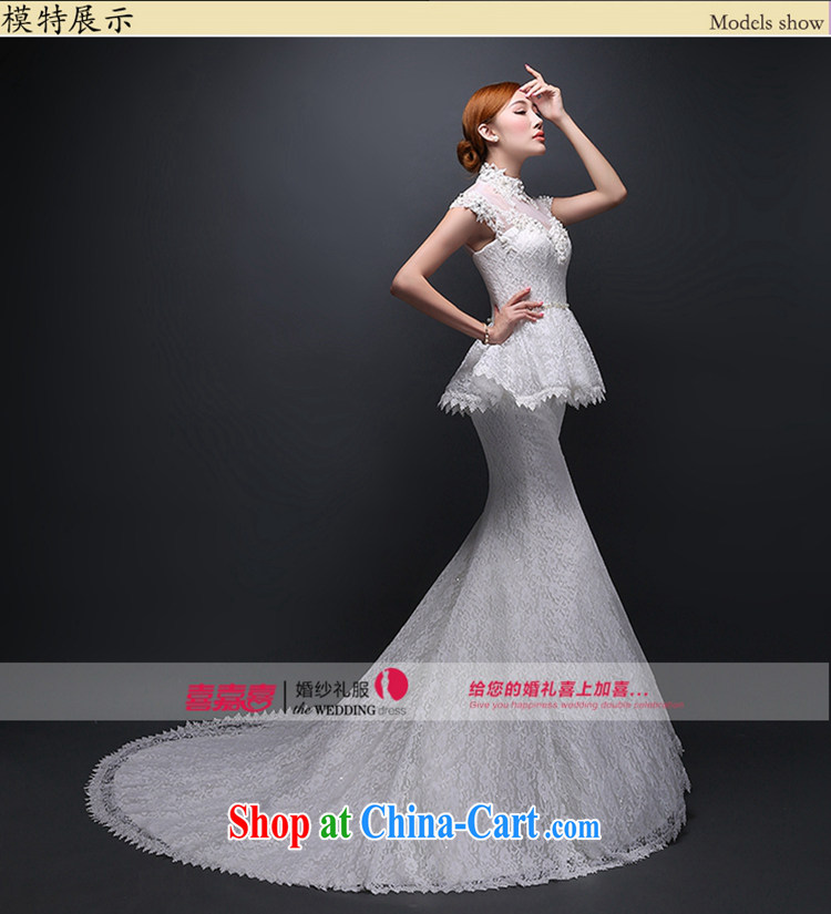 Hi Ka-hi wedding dresses new 2014 Winter Fashion drag and drop the bride's bare chest wedding tie-cultivating crowsfoot ivory XS pictures, price, brand platters! Elections are good character, the national distribution, so why buy now enjoy more preferential! Health