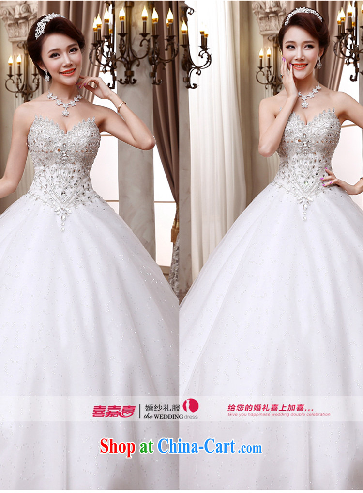 Hi, HI wedding dresses 2014 new Korean version Mary Magdalene Beauty Chest with straps Princess bride wedding ivory XXL pictures, price, brand platters! Elections are good character, the national distribution, so why buy now enjoy more preferential! Health