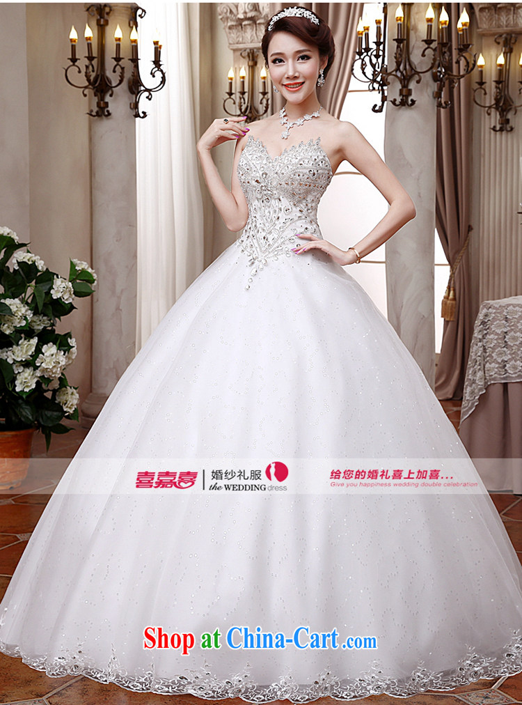 Hi, HI wedding dresses 2014 new Korean version Mary Magdalene Beauty Chest with straps Princess bride wedding ivory XXL pictures, price, brand platters! Elections are good character, the national distribution, so why buy now enjoy more preferential! Health
