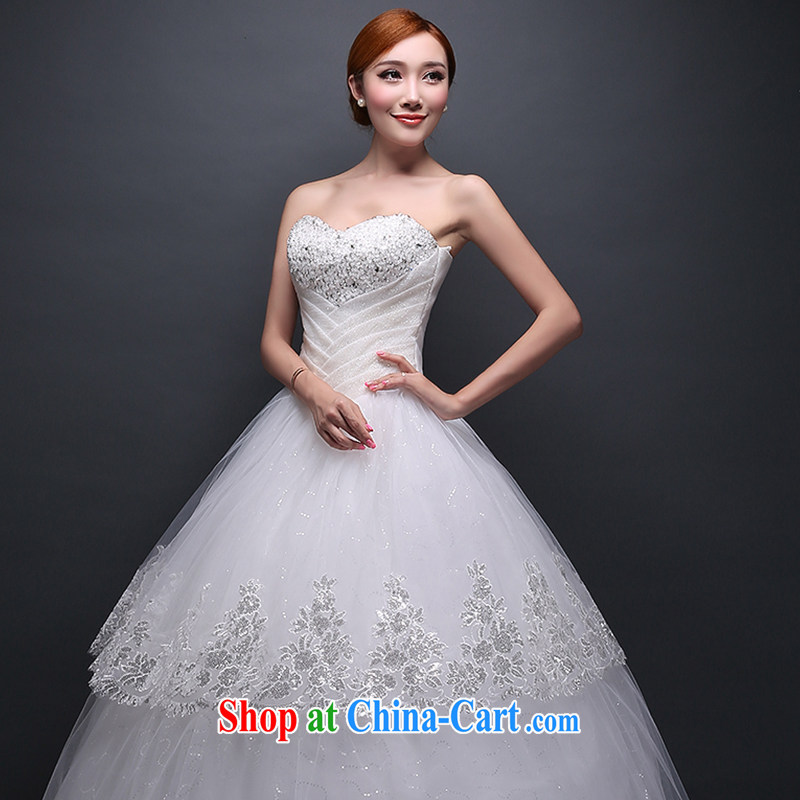 Hi Ka-hi wedding dresses new 2014 Winter Fashion wiped his chest and lovely wedding, Video thin with tie-wedding ivory left size tailored-hi Ka-hi, shopping on the Internet