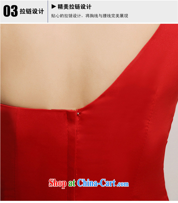 Shallow end (QM) bridal banquet style single shoulder dress the dress skirt CTX LF 149 red XXL pictures, price, brand platters! Elections are good character, the national distribution, so why buy now enjoy more preferential! Health