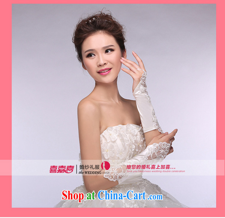 Hi Ka-hi 2014 new bridal gloves white lace long Satin missed the wedding gloves NS 21 ivory are code pictures, price, brand platters! Elections are good character, the national distribution, so why buy now enjoy more preferential! Health